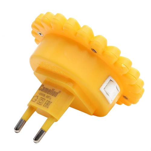 Ночник светодиодный 220В с выключателем "Солнышко" NL-179 Camelion Фото №8