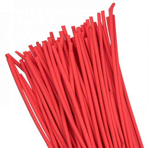 Трубка термоусаживаемая ТУТ 4/2мм Красная, в отрезках длиной 1 метр PROxima EKF