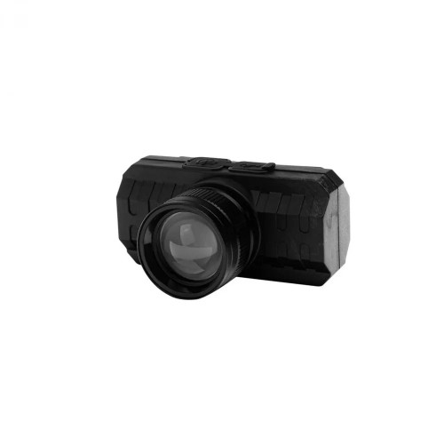 Фонарь светодиодный аккумуляторный налобный Черный 3Вт, 3,7В, XPE, ZOOM, 3 режима, Type-C, бокс LED53779 Camelion