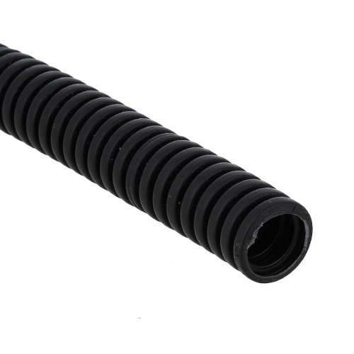 Труба гофрированая ПНД, диаметр 16мм, длина 100м, с зондом, Чёрная PROxima EKF Фото №2