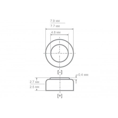 Батарейка часовая G03 (392A) BL-10 Camelion Фото №3