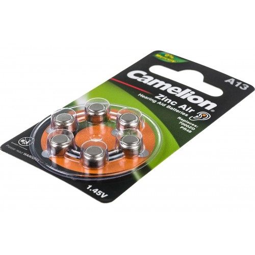 Батарейка для слуховых аппаратов ZA13 BL-6 Camelion