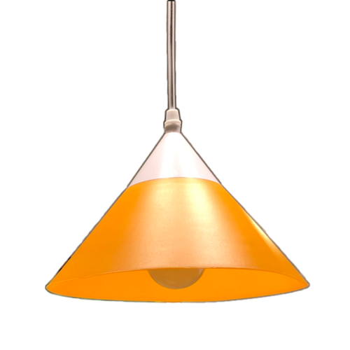 Светильник подвесной пластиковый, 40Вт, 220В, E24, Оранжевый, UF-101C Ultraflash