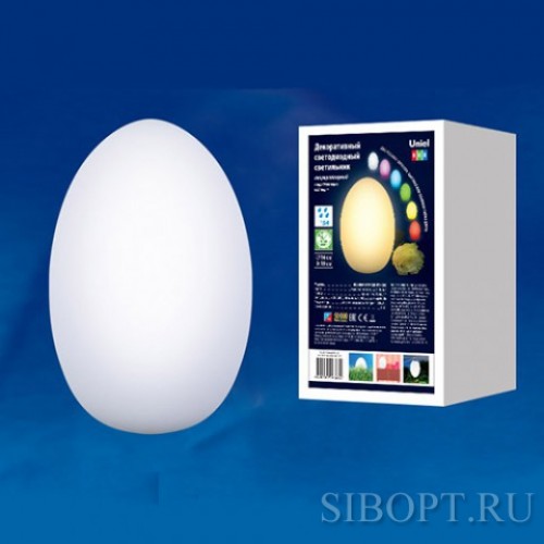 Декоративный светодиодный светильник акуммуляторный Яйцо ULG-R003 019/RGB Uniel