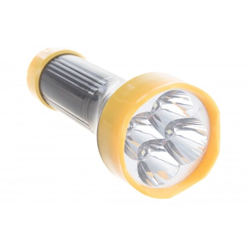 Фонарь светодиодный Чёрный, 4 LED, 3xR03, 1 режим, Пластик, блистер-пакет 5002-TH ULTRAFLASH