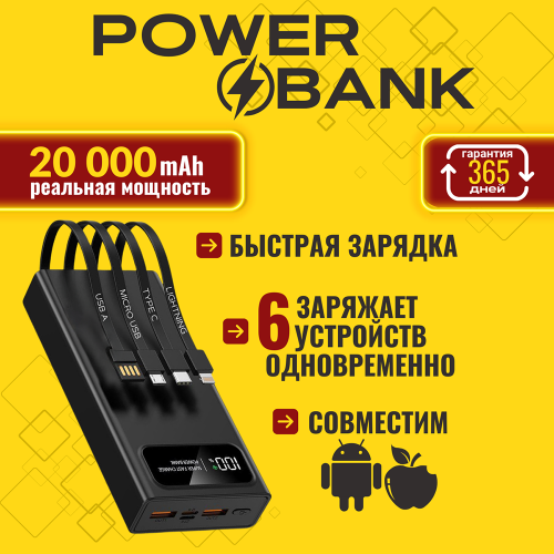 Повербанк на 20 000 мАч