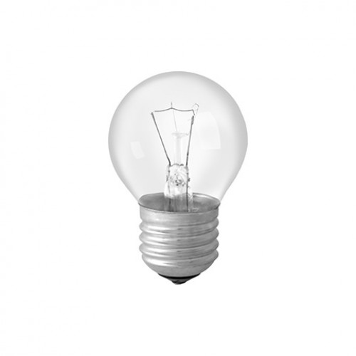 Лампа накаливания каплевидная прозрачная, 60Вт, E27, P45 Camelion Фото №2