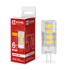 Лампа светодиодная 6Вт 230В G4 4000K 570Лм LED-JCD IN HOME